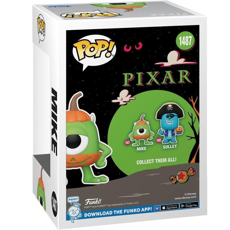 Funko Pop ! Disney Pixar Monster & Co Halloween (1487) Mike Vinyl Figure 9Cm