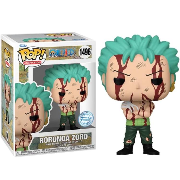 Funko Pop ! Animation One Piece - (1496) Roronoa Zoro (Nothing) Special Exm 9Cm