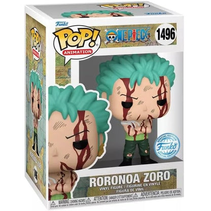 Funko Pop ! Animation One Piece - (1496) Roronoa Zoro (Nothing) Special Exm 9Cm