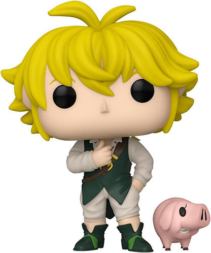 Funko Pop ! Animation Seven Deadly Sins - (1497) Meliodas W/ Hawk Figure 9Cm