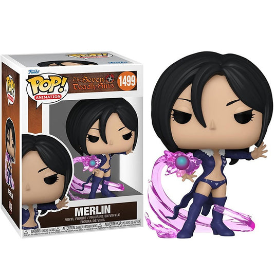 Funko Pop ! Animation Seven Deadly Sins (1499) Merlin Vinyl Figure 9Cm