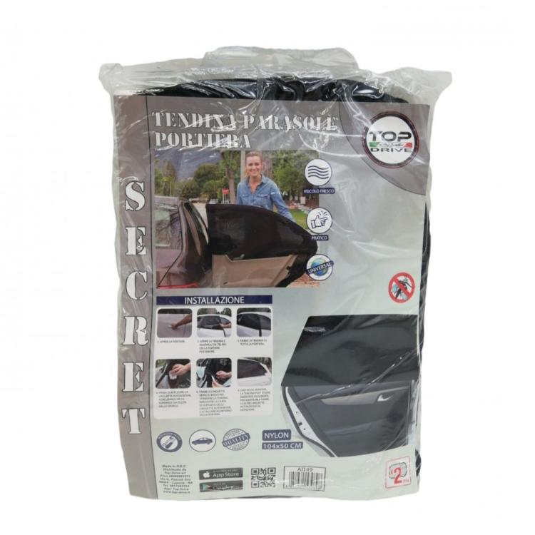 2pz TENDINE UNIVERSALI PARASOLE PER FINESTRINI PORTIERE AUTO PROTEZIONE RAGGI UV