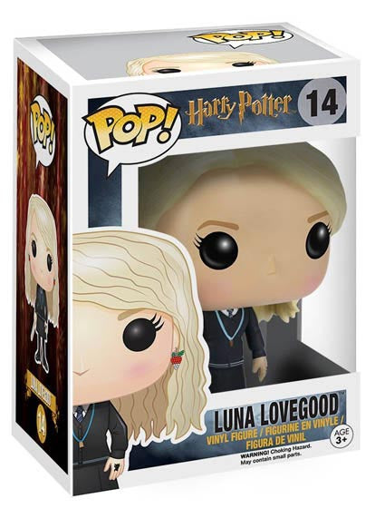 Funko Pop ! Harry Potter - (14) Luna Lovegood Con Bacchetta Vinyl Figure 9Cm