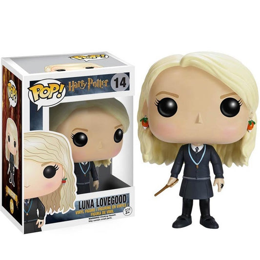 Funko Pop ! Harry Potter - (14) Luna Lovegood Con Bacchetta Vinyl Figure 9Cm