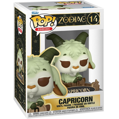 Funko Pop ! Zodiac (14) Capricon- Vinyl Figure Statuetta Capricorno Collezione Vinile (Dic)
