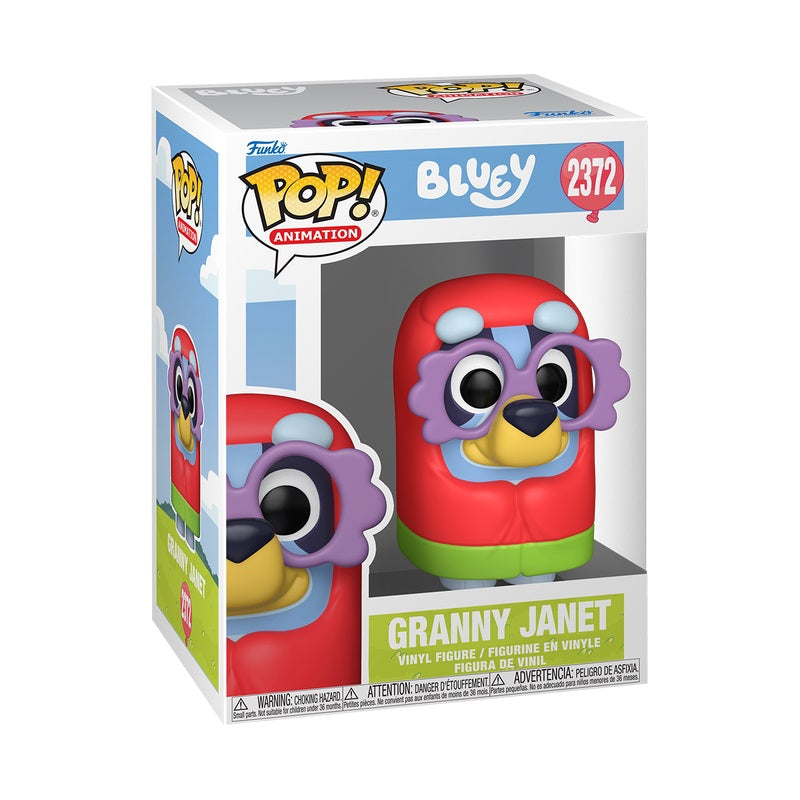 Funko Pop ! Animation Bluey - (2372) Granny Janet Figure Vinyl Nonna 9Cm (PREORDER)