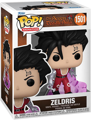 Funko Pop ! Animation Seven Deadly Sins (1501) Zeldris Vinyl Figure 9Cm