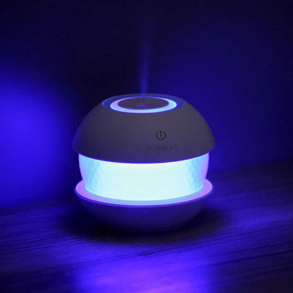 Lampada Diffusore Umidificatore Aromi Aromaterapia Profumo Auto Cromoterapia Led