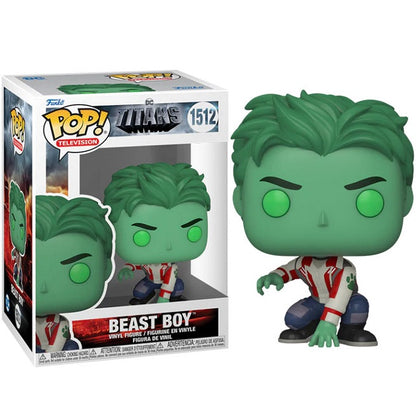 Funko Pop! Television Titans (1512) Beast Boy Vinyl Figure 9Cm Statua Collezione