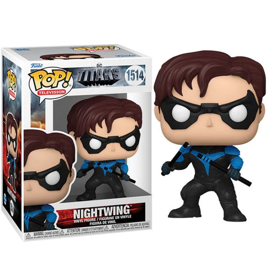 Funko Pop! Television Titans (1514) Nightwing Vinyl Figure 9Cm Statua Collezione