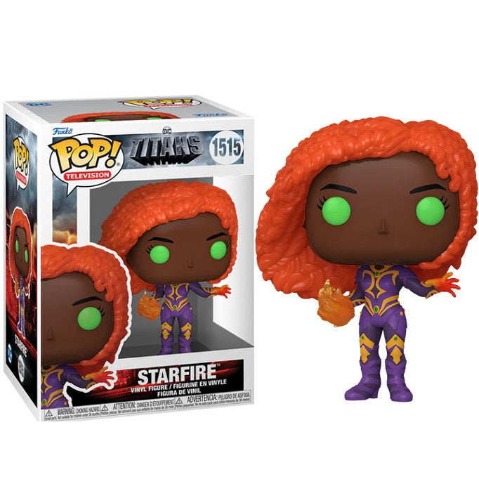 Funko Pop ! Television Titans (1515) Starfire Vinyl Figure 9Cm Statua Collezione