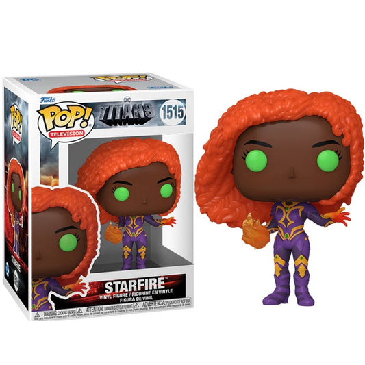 Funko Pop ! Television Titans (1515) Starfire Vinyl Figure 9Cm Statua Collezione