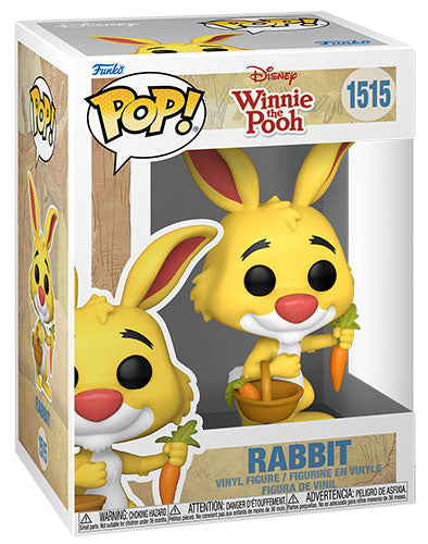 Funko Pop ! Disney Winnie The Pooh (1515) Rabbit W/Basket Vinyl Figure 9Cm