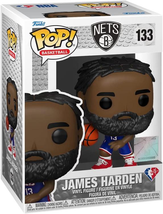 Funko Pop Nba Brooklyn Nets - James Harden (133) Statuetta Vinyl Action Figure