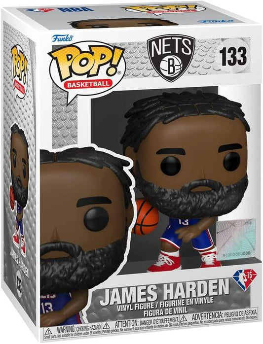Funko Pop Nba Brooklyn Nets - James Harden (133) Statuetta Vinyl Action Figure