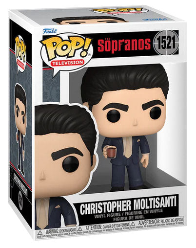 Funko Pop ! Television The Sopranos (1521) Christopher Moltisanti W/Drink Figure