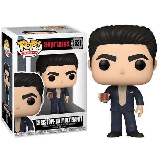 Funko Pop ! Television The Sopranos (1521) Christopher Moltisanti W/Drink Figure