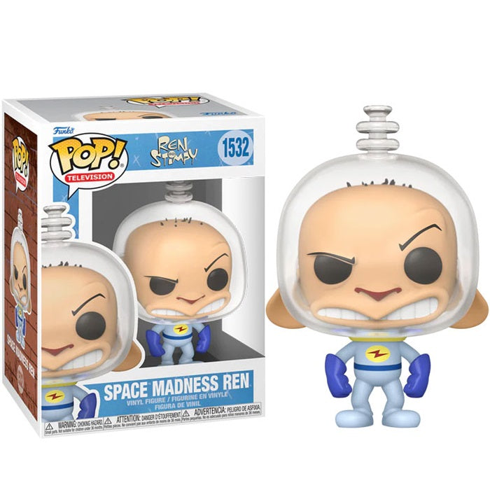 Funko Pop ! Television Ren And Stimpy (1532) Space Madness Ren Vinyl Figure 9Cm
