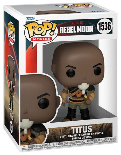 Funko Pop ! Movies Rebel Moon - (1536) Titus Vinyl Figure 9Cm Film Netflix