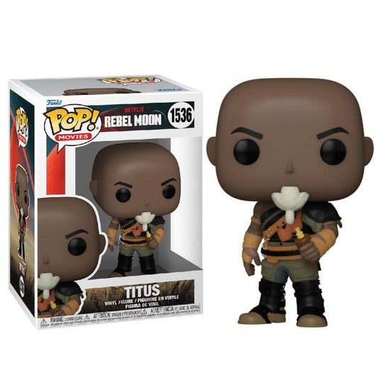 Funko Pop ! Movies Rebel Moon - (1536) Titus Vinyl Figure 9Cm Film Netflix