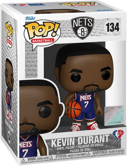 Funko Pop Nba Brooklyn Nets - Kevin Durant (134) Statuetta Vinyl Action Figure