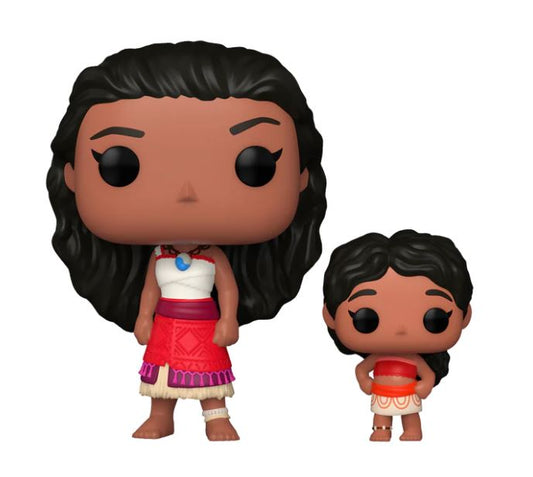 Funko Pop ! Disney Moana 2 - Oceania (1546) Moana & Simea Vinyl Figure 9Cm