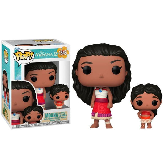 Funko Pop ! Disney Moana 2 - Oceania (1546) Moana & Simea Vinyl Figure 9Cm