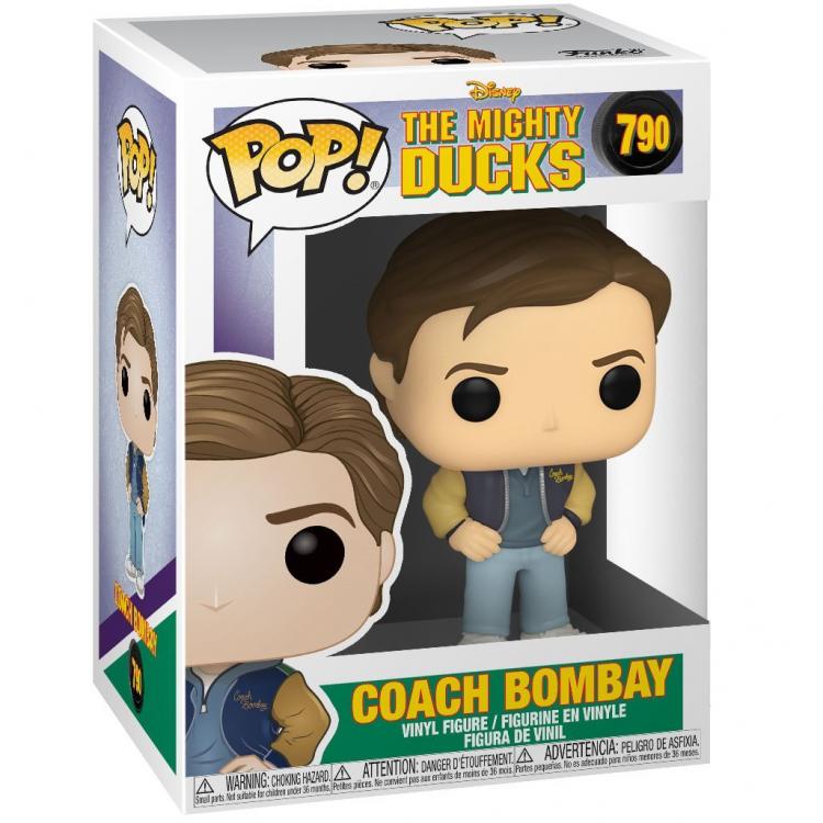 Funko Pop Mighty Ducks 790 Coach Bombay Vinyl Action Figure Hockey Sul Ghiaccio