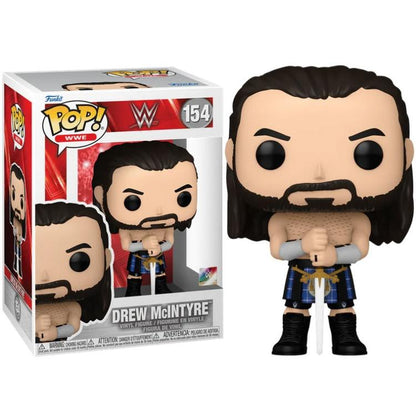 Funko Pop ! Wwe -  (154) Drew Mcintyre Vinyl Figure Lottatore Wrestling 9Cm