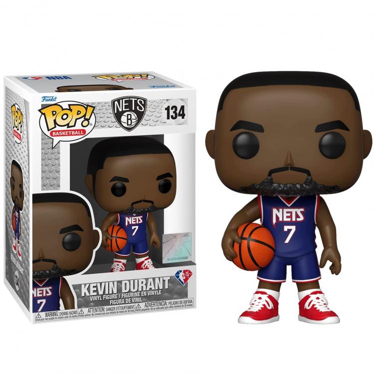 Funko Pop Nba Brooklyn Nets - Kevin Durant (134) Statuetta Vinyl Action Figure