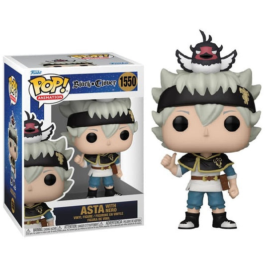 Funko Pop ! Animation Black Clover (1550) Asta W/Nero Vinyl Figure 9Cm In Stock
