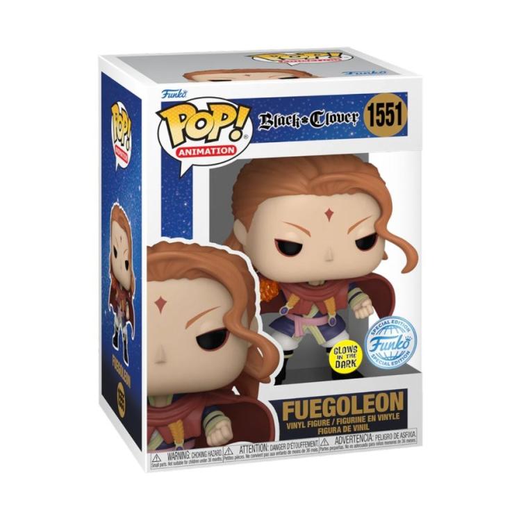 Funko Pop ! Animation - Black Clover - (1551) Fuegoleon Glows Special Edition