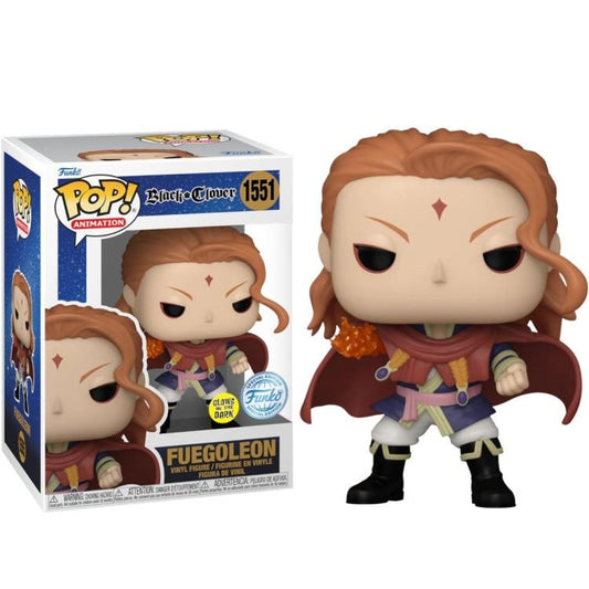 Funko Pop ! Animation - Black Clover - (1551) Fuegoleon Glows Special Edition