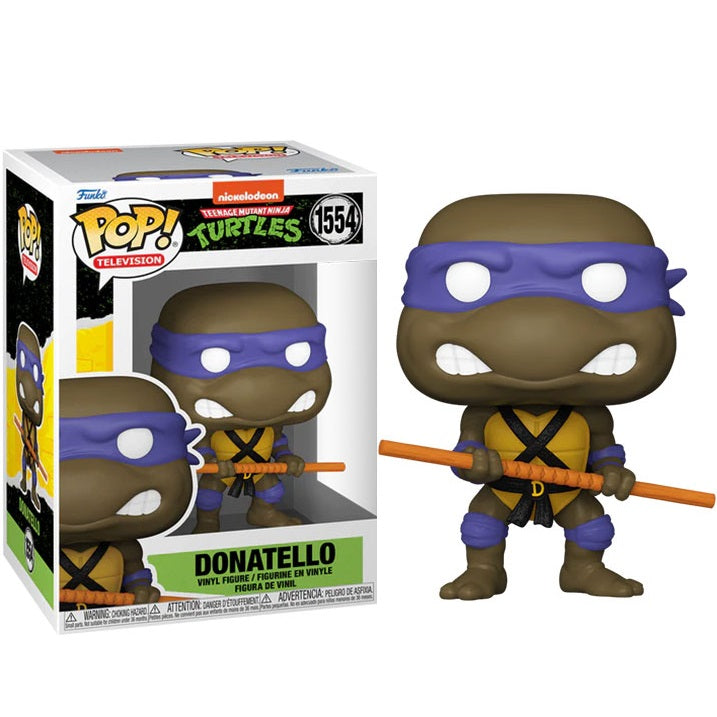 Funko Pop ! Television Tartarughe Ninja (1554) Donatello Figure Vinyl 9Cm Tmnt
