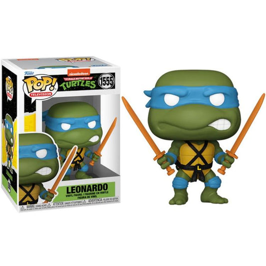 Funko Pop ! Television Tartarughe Ninja (1555) Leonardo Figure Vinyl 9Cm Tmnt