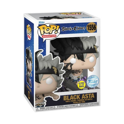 Funko Pop ! Animation - Black Clover - (1556) Black Asta Glows Special Edition