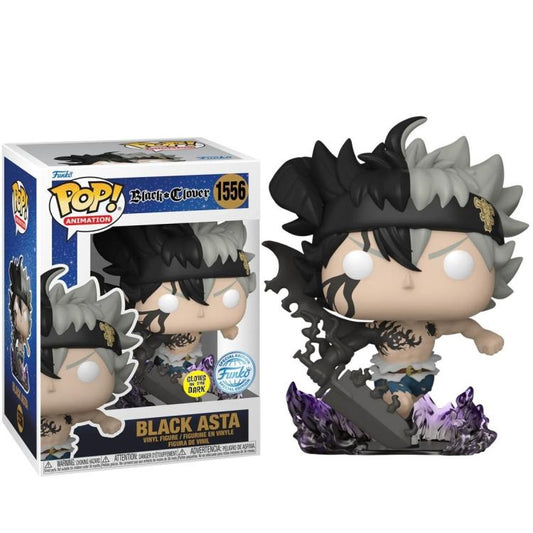 Funko Pop ! Animation - Black Clover - (1556) Black Asta Glows Special Edition