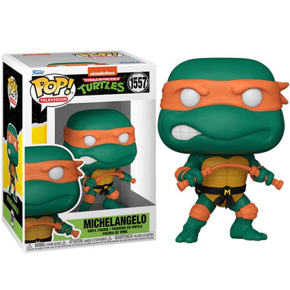 Funko Pop ! Television Tartarughe Ninja (1557) Michelangelo Figure Vinyl Tmnt