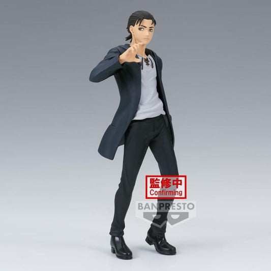 BANPRESTO ATTACK ON TITAN FINAL SEASON FIGURE EREN YEAGER & LEVI 16 CM STATUA