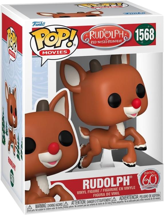Funko Pop ! Movies Rudolph 60Th Anniversary (1568) Rudolph Vinyl Figure 9Cm