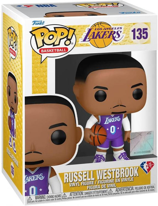 Funko Pop Nba L.A. Lakers Russell Westbrook (135) Statuetta Vinyl Action Figure