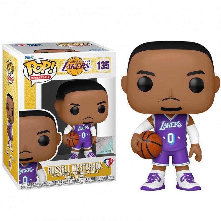 Funko Pop Nba L.A. Lakers Russell Westbrook (135) Statuetta Vinyl Action Figure
