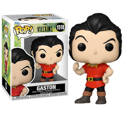 Funko Pop! Disney Villains (1518) Gaston - Vinyl Figure 9Cm La Bella E La Bestia