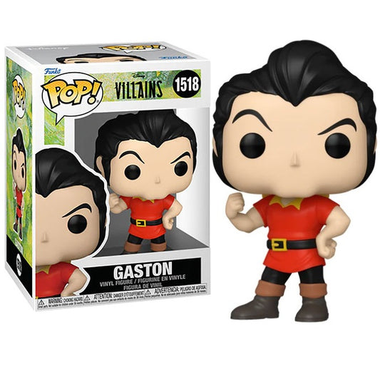 Funko Pop! Disney Villains (1518) Gaston - Vinyl Figure 9Cm La Bella E La Bestia