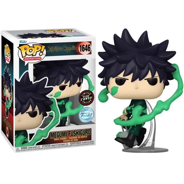 Funko Pop ! Animation Jujutsu Kaisen (1646) Megumi Fushiguro Chase Special Glow