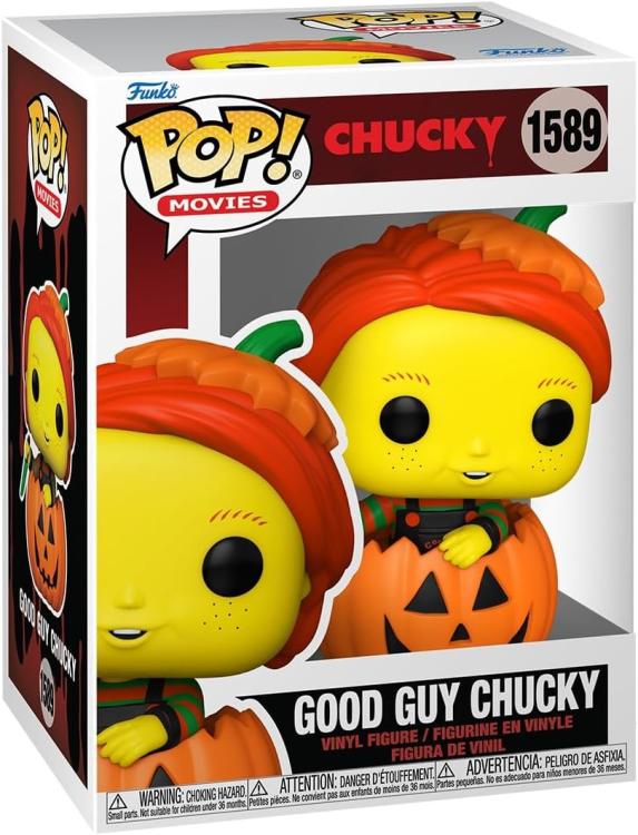 Funko Pop ! Movies Chucky - (1589) Good Guy Chucky Halloween Figure 9Cm