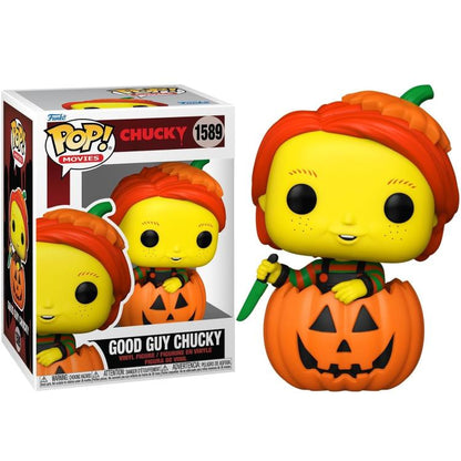 Funko Pop ! Movies Chucky - (1589) Good Guy Chucky Halloween Figure 9Cm