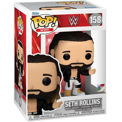 Funko Pop ! Wwe (158) Seth Rollins With Coat - Wrestling Vinyl Figure Statua 9Cm