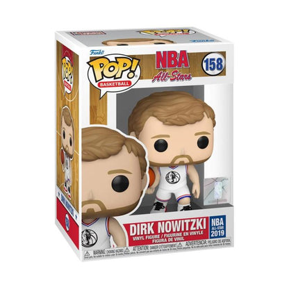 Funko Pop ! Basketball Nba All Stars - (158) Dirk Nowitzki (2019) Figure Mavs