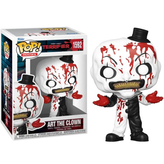 Funko Pop ! Movies Terrifier 2 - (1592) Art The Clown Bloody Figure 9Cm